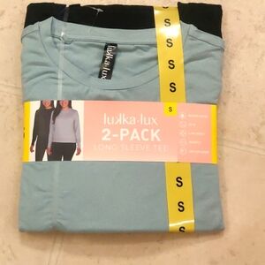 New! Luka-lux 2 pack long sleeve tee sz S